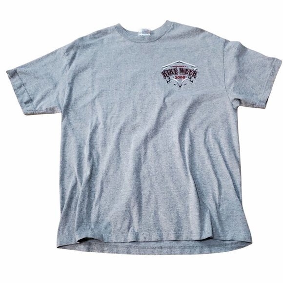 2006 65th Annual Daytona Beach Bike Week Motorcycles Grey T-Shirt XL - Picture 1 of 4